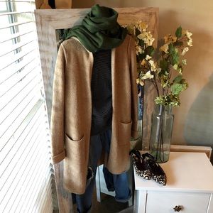 Tahari Hooded Long Cardigan
